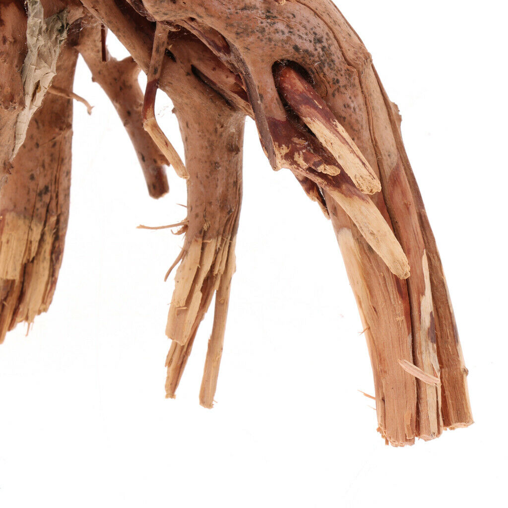Reptile Vivarium Wood  with Realistic Ivy Vine Plant Decoration Ornament-