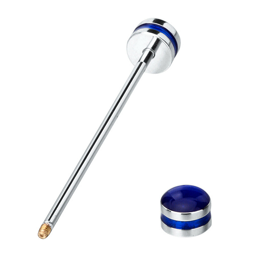 65 x 9 mm/2.6 x 0.36 inch Collar Tie Pin Lapel Stick Barbell Pin Anti-rust Brass