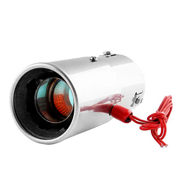 Modified Car Exhaust Pipe Flame Spray Red Light Spitfire Muffler TipUniversal
