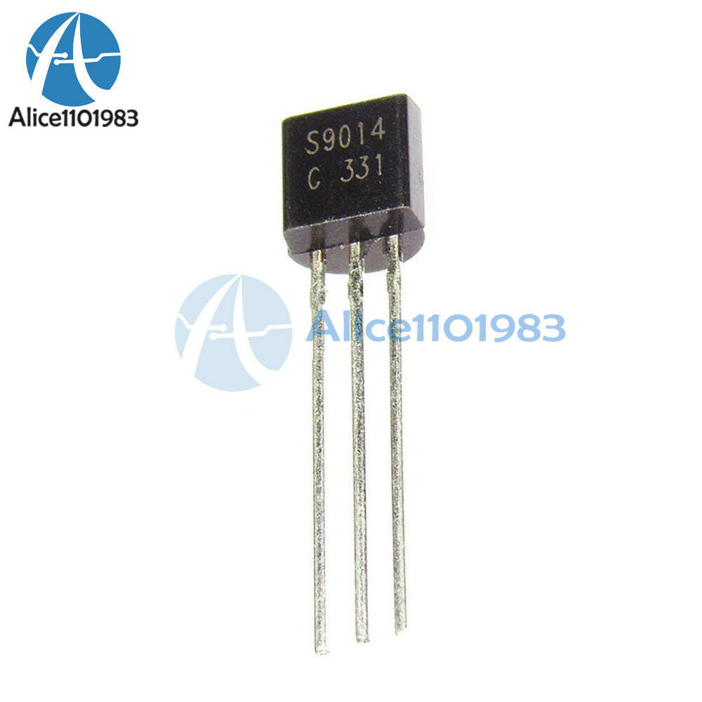 100PCS S9014 S9014C TO-92 NPN 50V 0.1A Transistor S9014 NEW
