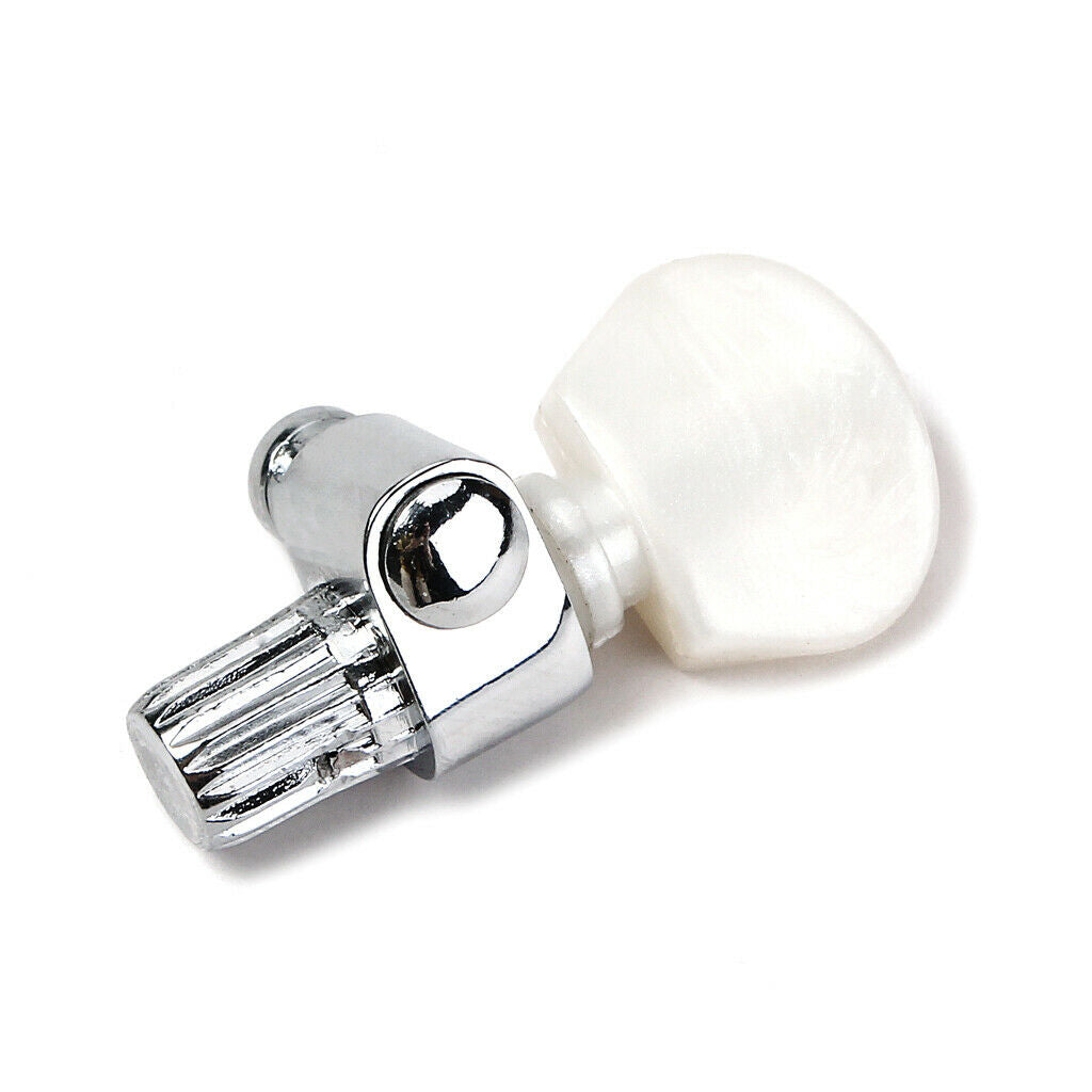 5 String Banjo Tuning Peg Tuners Chrome Beaded Knob for Banjo Accs