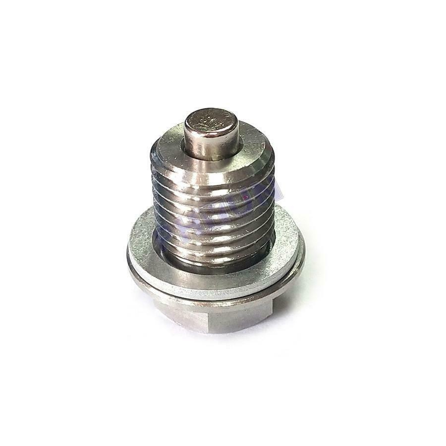 M14 x 1.5 MM Oil Drain Plug w/ Magnet Premium Stainless Steel Universal Fitting