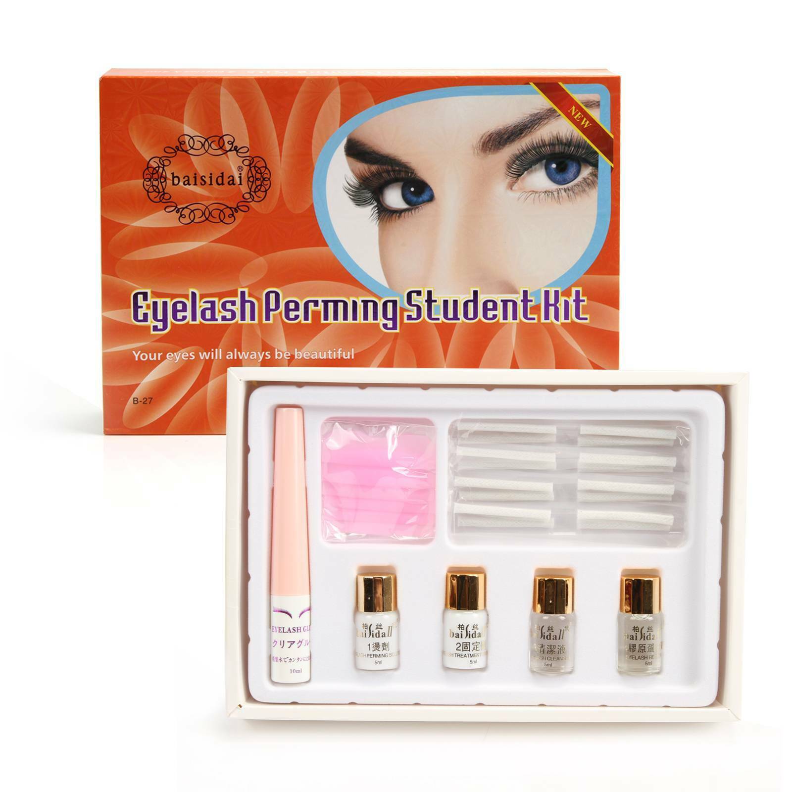 Eyelash Perming Kit Lash Lifting Curling Set Pad Cilia Lift Perm Rod Glue Makeup