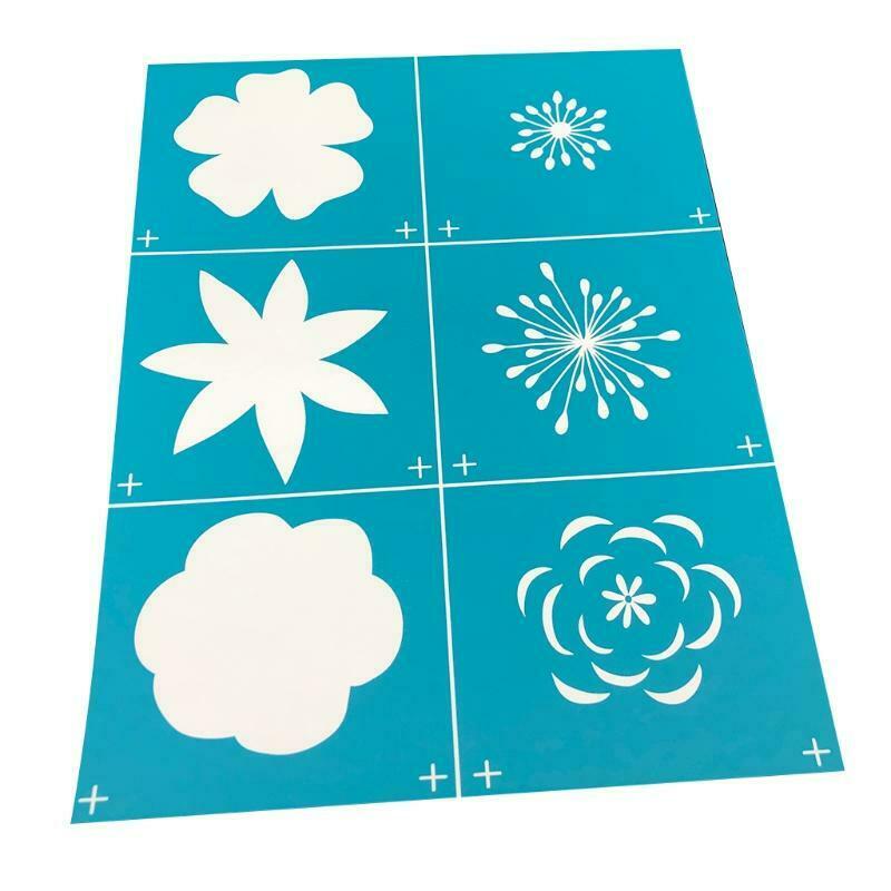 Snowflake Flower Self-Adhesive Silk Screen Printing Stencil for Painting T-Shirt