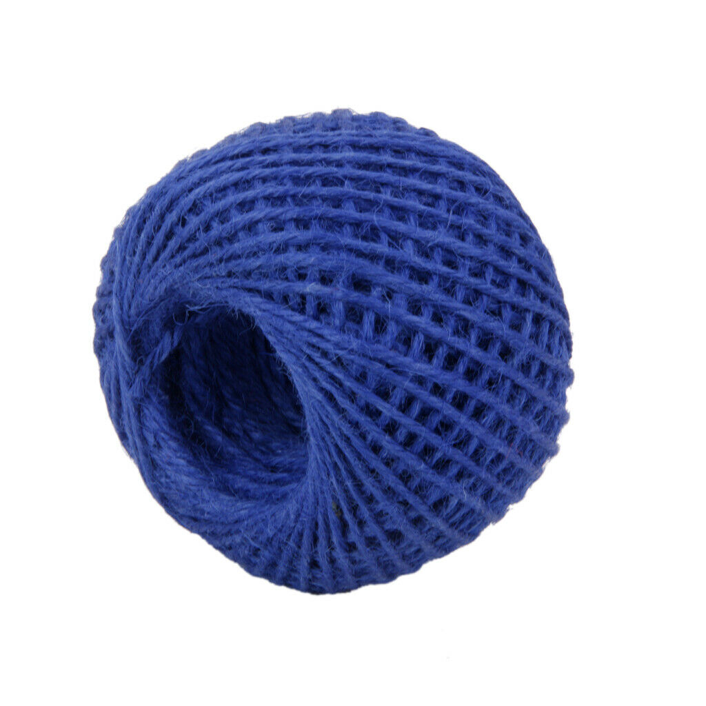 Dark Blue Jute Burlap Twine String Cord DIY Craft Scrapbooking Wedding Decor