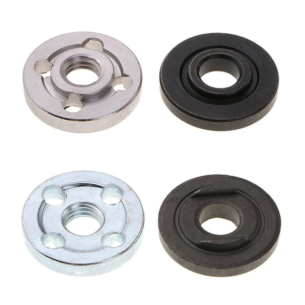 4 Pieces 30mm 100 Type Flange Nut for Angle Grinder