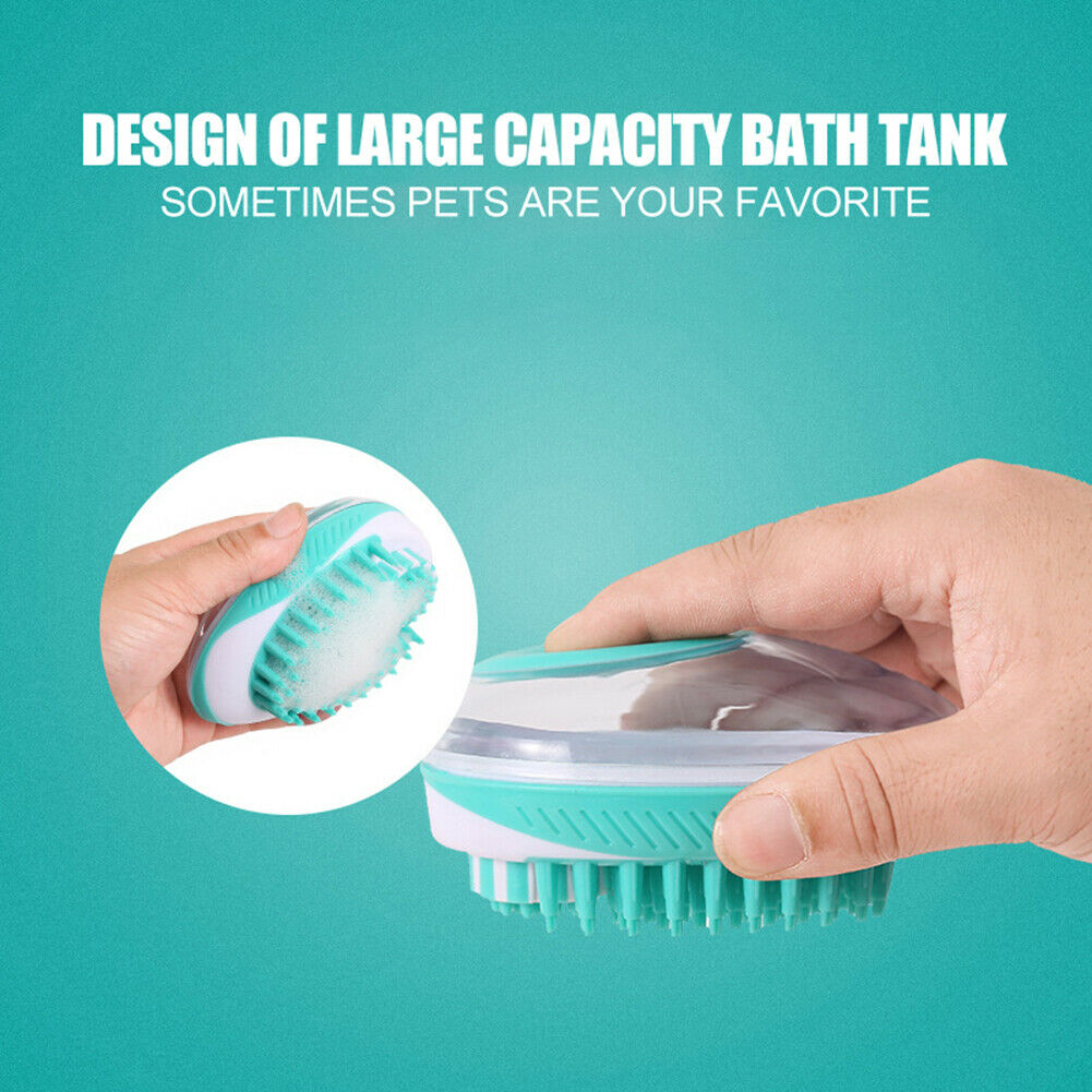 Dog Bath Brush Pet SPA Shampoo Massage Comb Cleaning Shower Shampoo Brush @