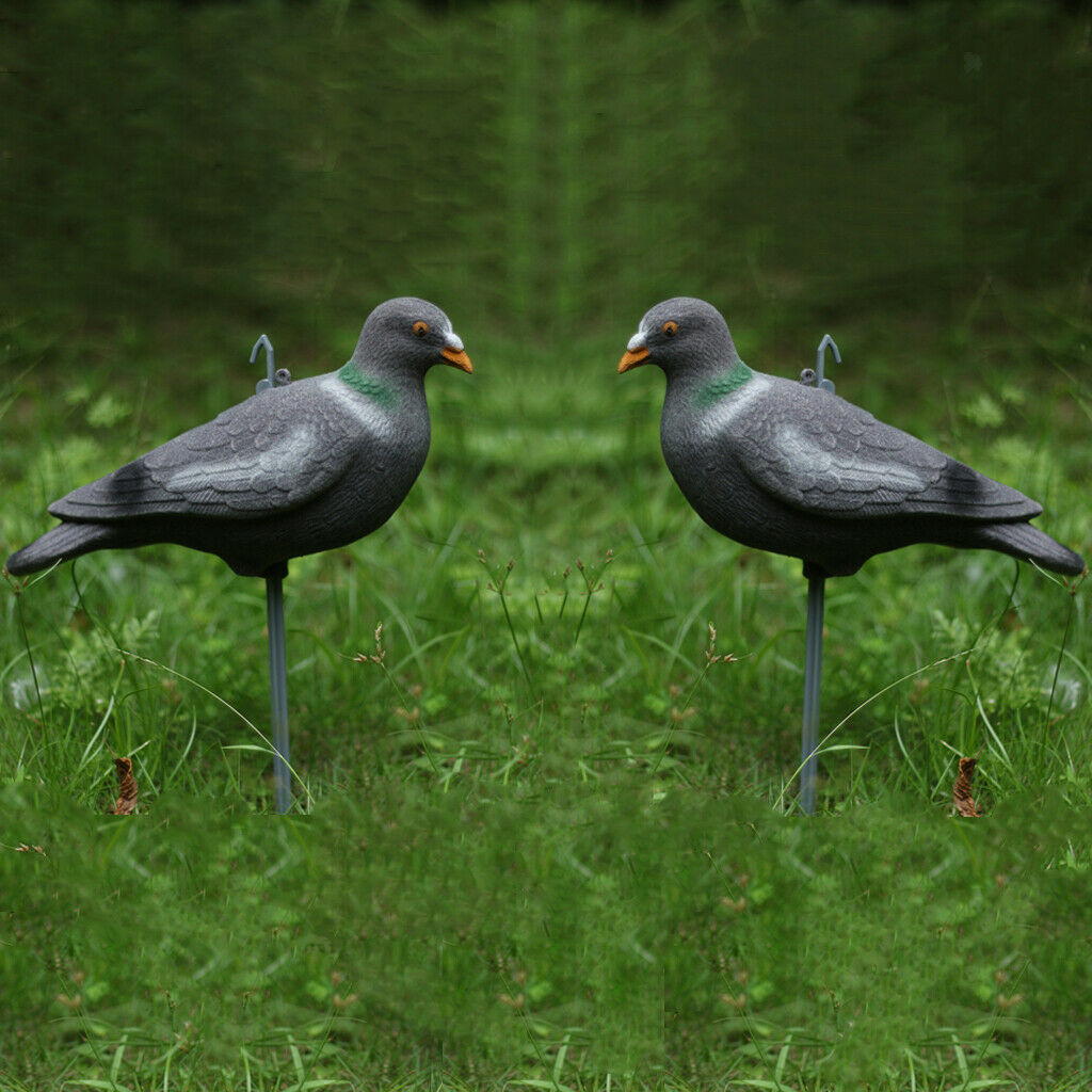 2 Pcs Pigeon Trap Trap  Garden Defense Deter Scarecrow 30 Cm