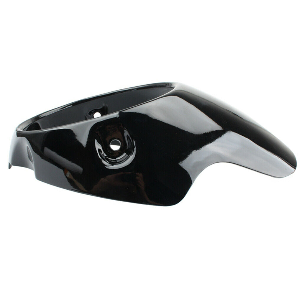 7" Black Motorcycle Headlight Fairing Screen Protector Kit Retro Style
