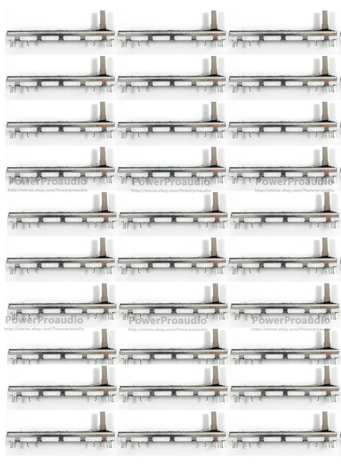 30x  double mixer fader MG166CX-USB 75mm A20Kx2 A20K A203 for Yamaha stroke 60mm