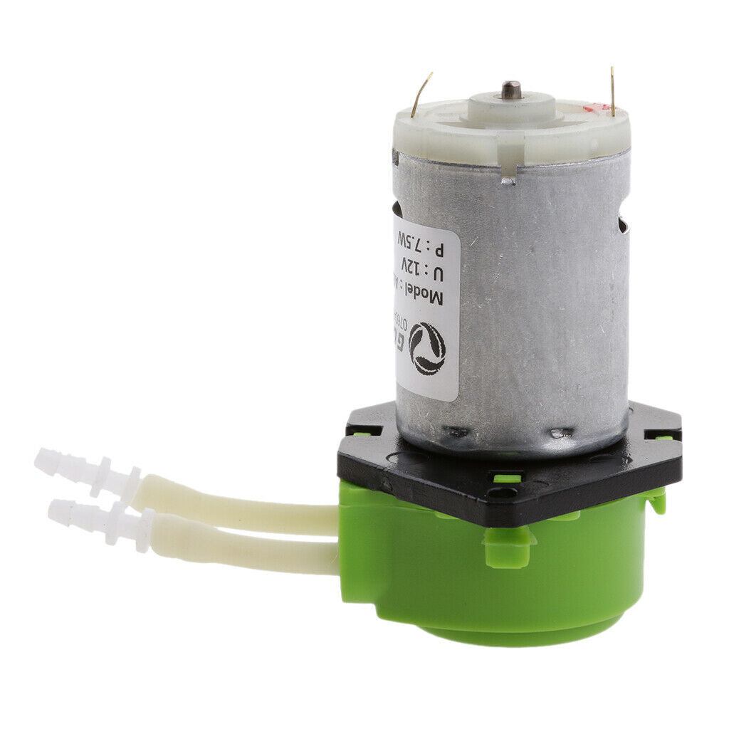 Pack of 2, 12V DC Dosing Pump Peristaltic dosing Head For Aquarium Lab
