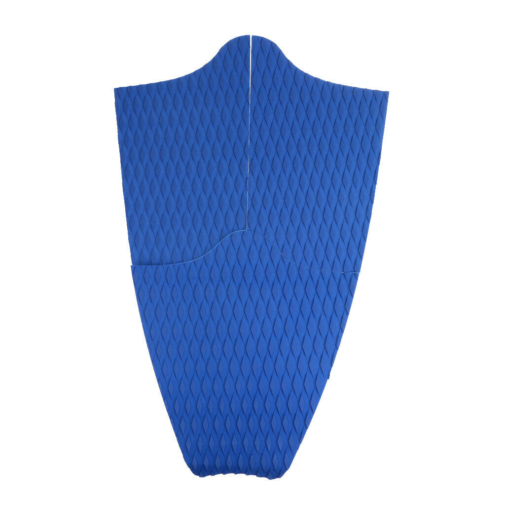 9 Pcs / Set Surfboard Full Deck Traction Pad Kitesurf Tail Grips Pad Blue