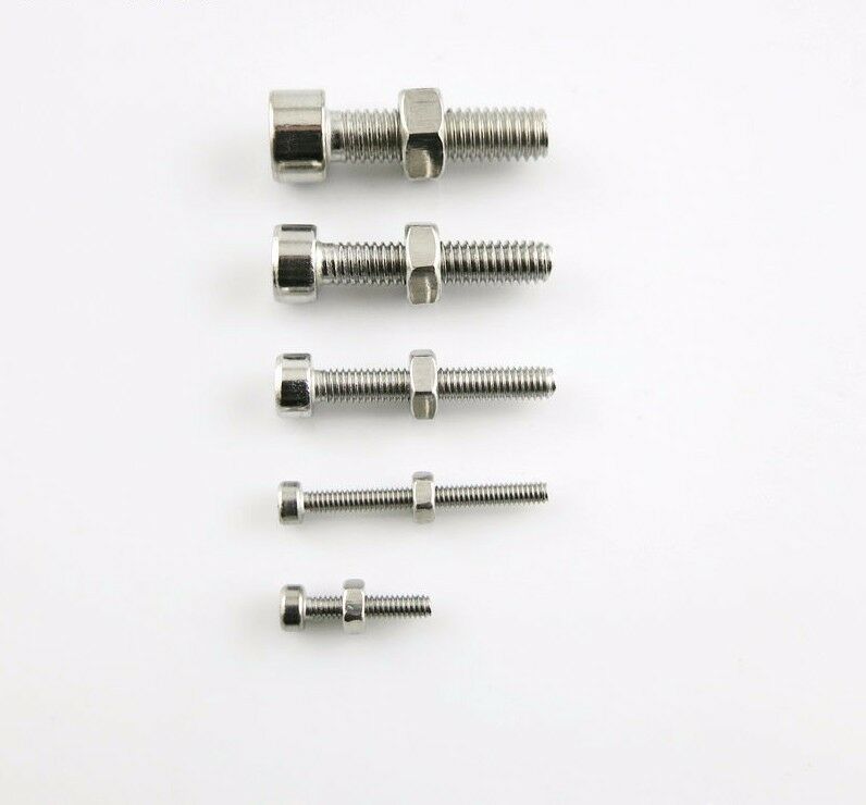 220 Pcs M3 Stainless Steel Hex Head Socket Cap Screws Nuts Assortment Set Kit