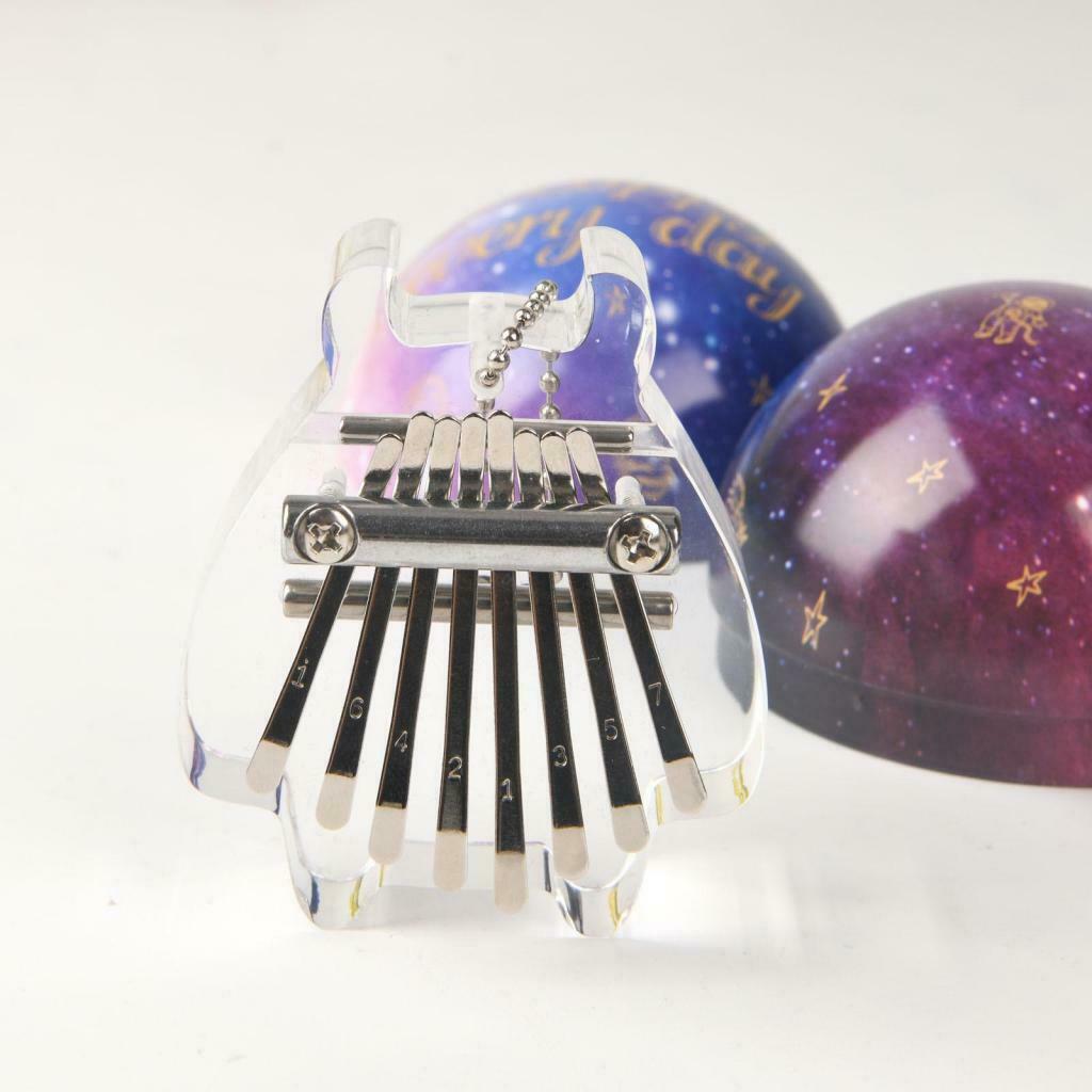 Exquisite Mini Kalimba Marimba Gifts Ball Backpack Pendant Kids Adults