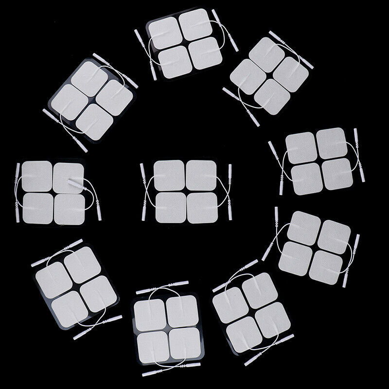 40 Replacement Tens Electrode Pads 2x2 Muscle StimulatorBULK DD