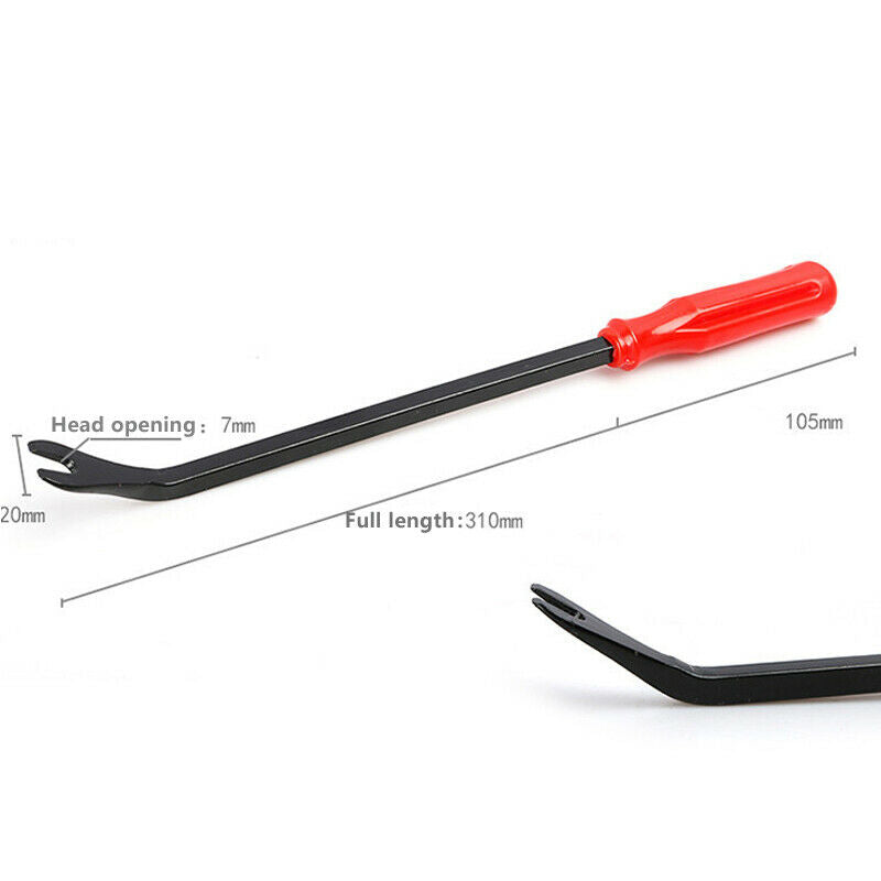 23PCS Car Interior Door Panel Dash Trim Removal Hand Tool Pry Bar Clip Kit w/Bag