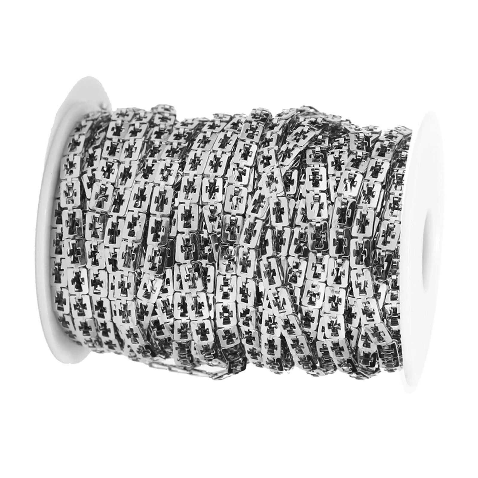 5Meters Cable Chain with Spool Chains for DIY Necklace Bracelet Crafting