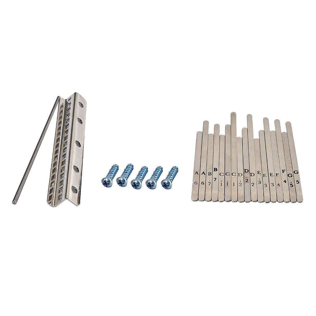 1 Set 17 Keys Kalimba Mbira Thumb Piano DIY Keys