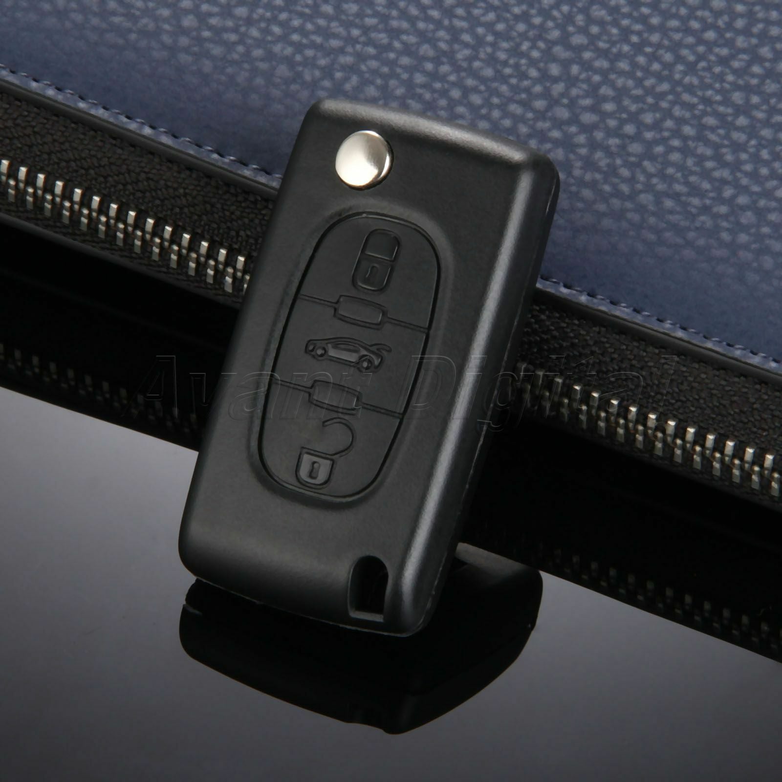 High Quality Remote 3 Buttons Key Fob Case Shell for Peugeot 207 307 407 308 607