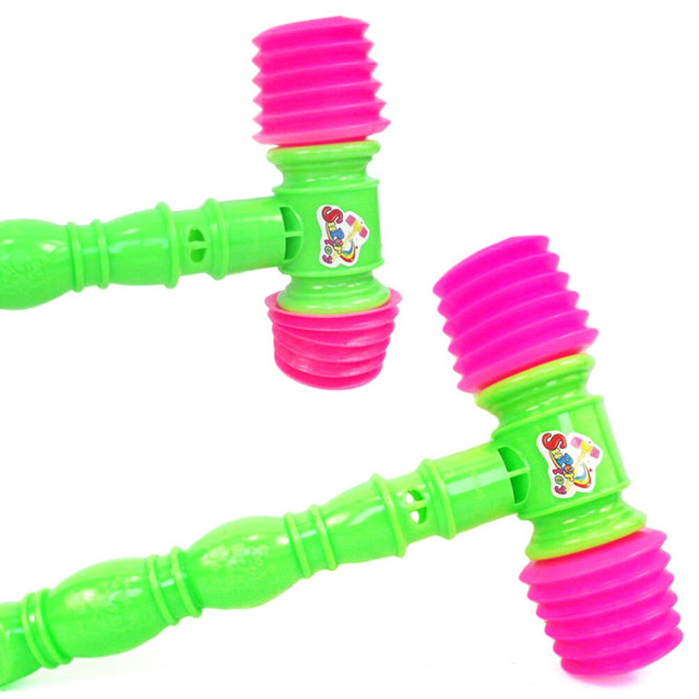 25cm Plastic Whistle Training Toddler Baby Kids Handle Hammer Noisy Whist.l8