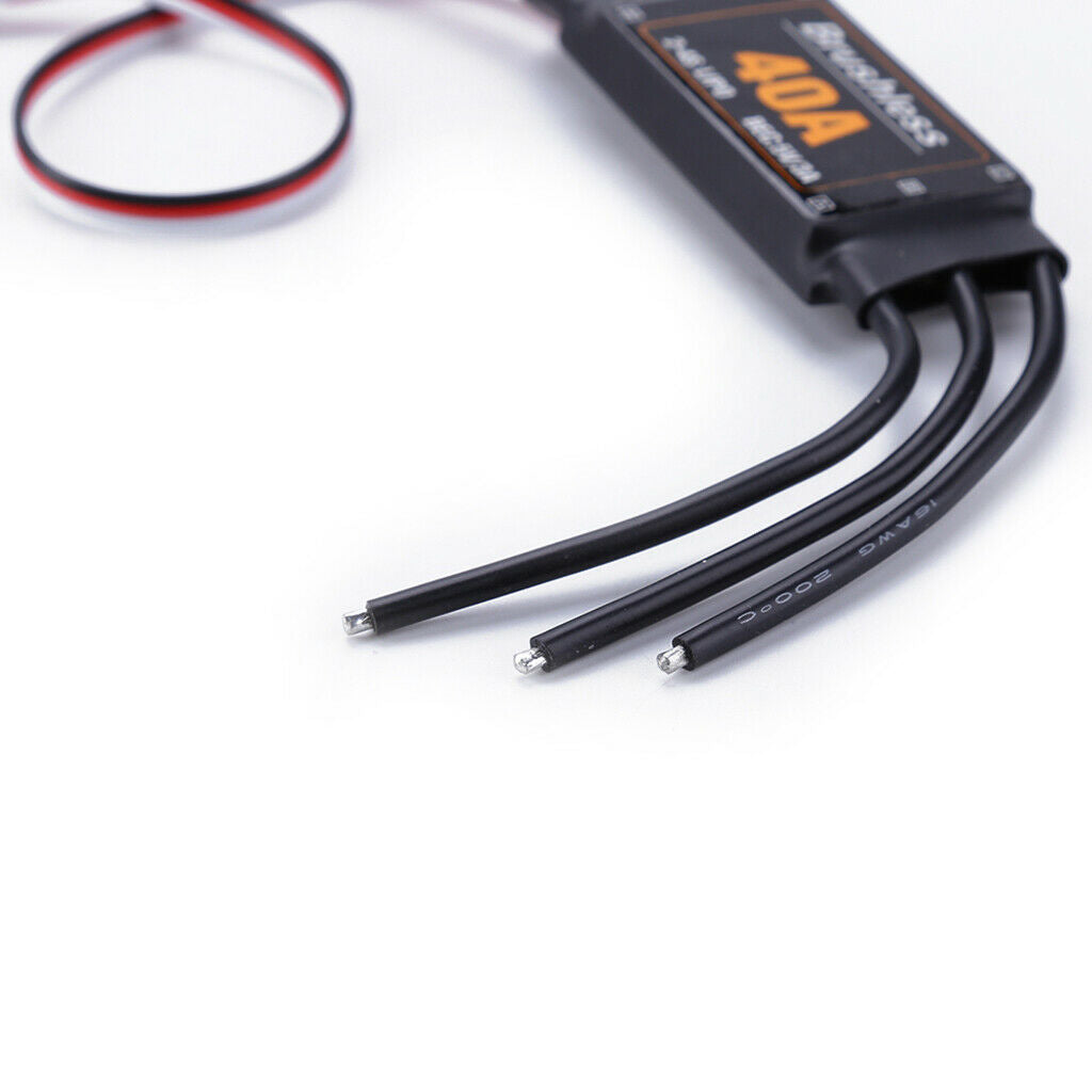 40A Brushless ESC Speed Controller For Aircraft New Long