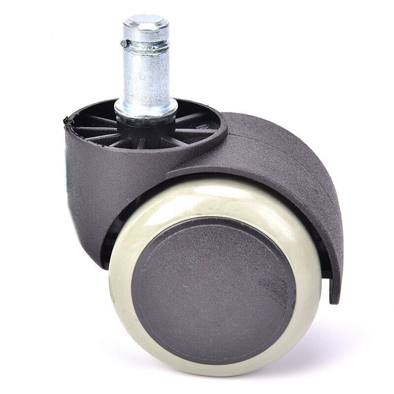 Soft PU Casters Wheels For Office Chair Hardwood Heavy Duty Replacement SeYY1