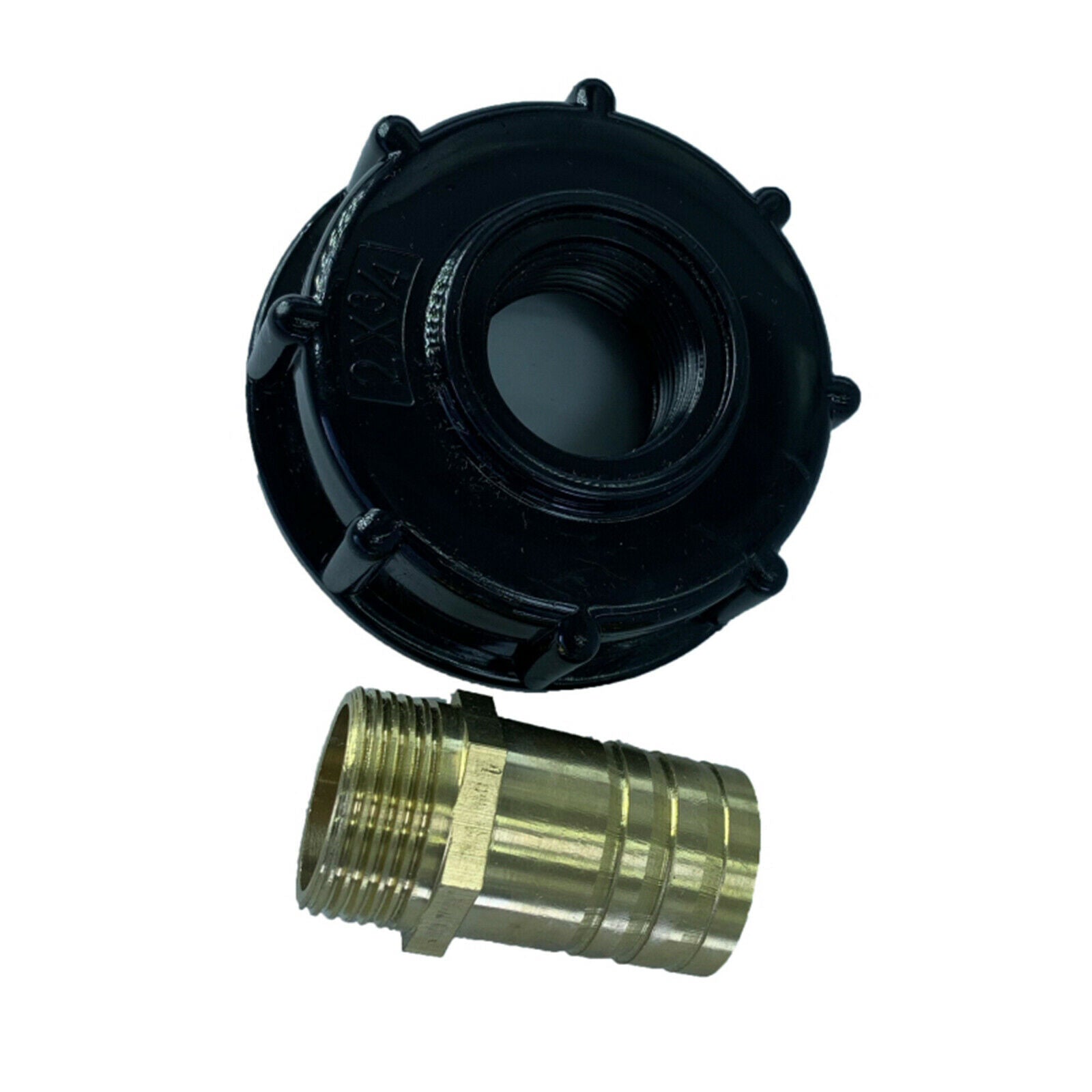 Brass IBC Tote Adapter DN20 Ton Barrel Fittings Coarse Thread Durable Joint