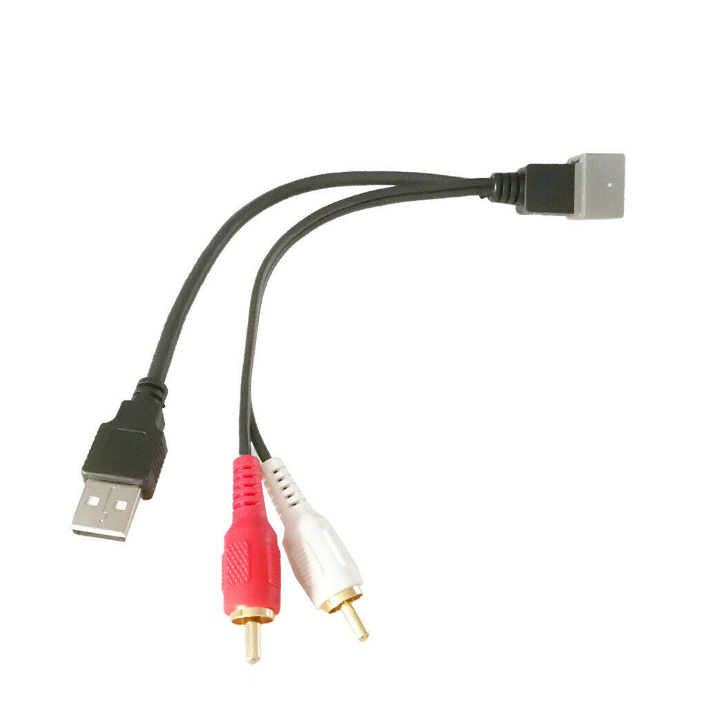 High Quality USB Female to 2 RCA Audio Video Adapter Cable