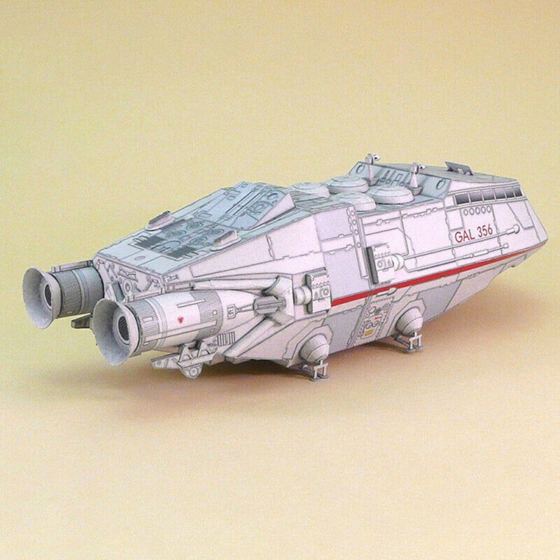 1:120 Scale Battlestar Galactica Colonial Shuttle DIY Handcraft Paper Mod.l8
