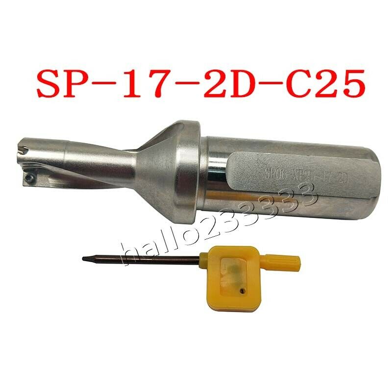 SP-17-C25-2D U drill indexable drill 17mm C25-2D FOR SPMG060204 U drill insert
