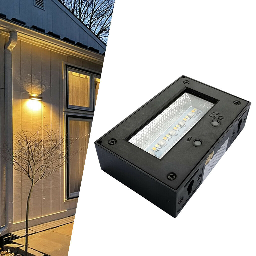 Waterproof Wall Lamp Solar Lights Color Changing Wall Sconces Stairway Decor