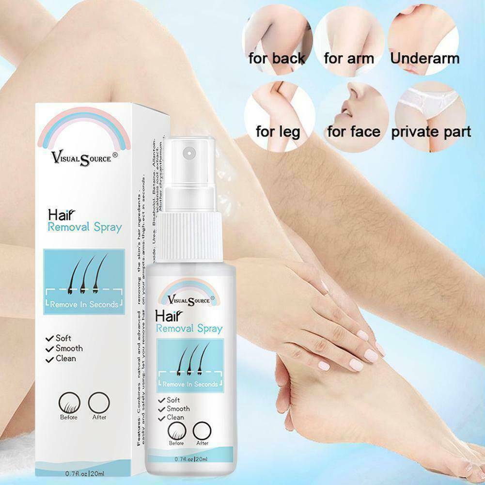 100% Natural SEMI-PERMANENT HAIR REMOVAL SPRAY -20ml US