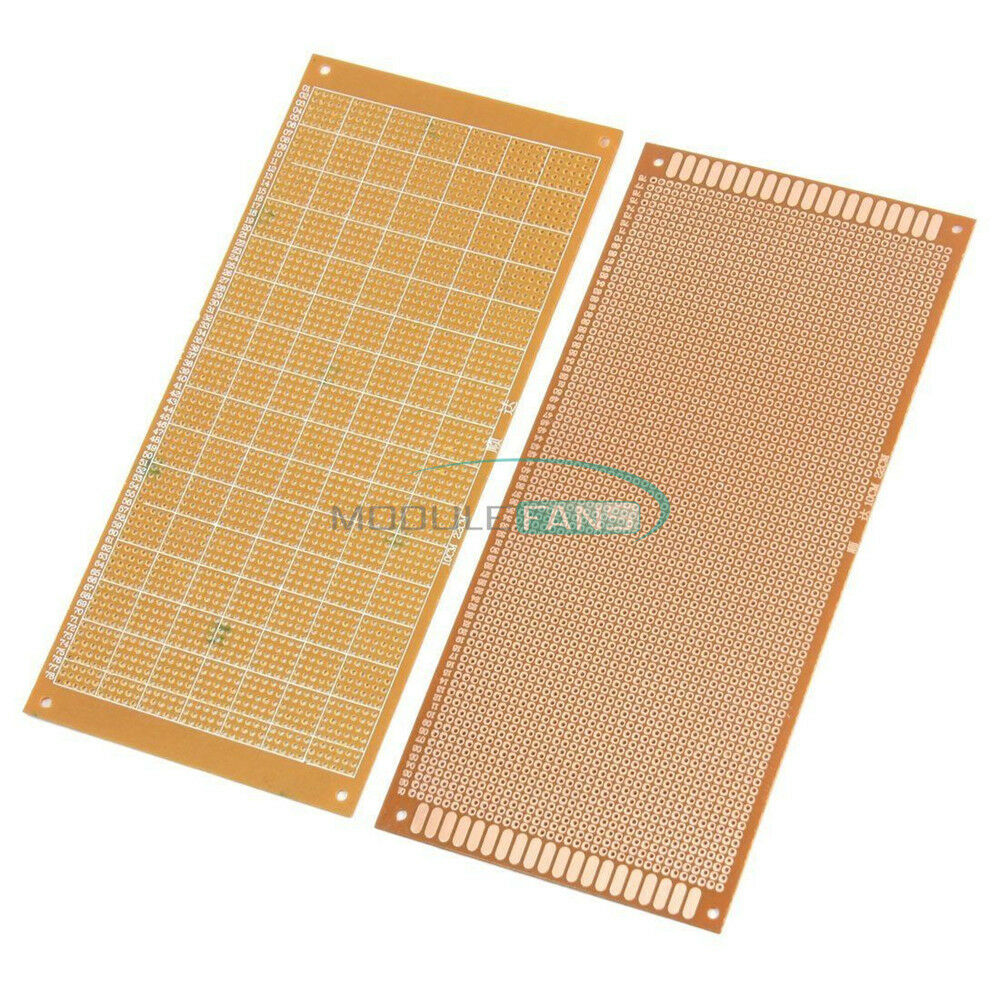 2PCS DIY Prototype Paper Single Side PCB Universal Board 10 x 22cm 10*22 cm