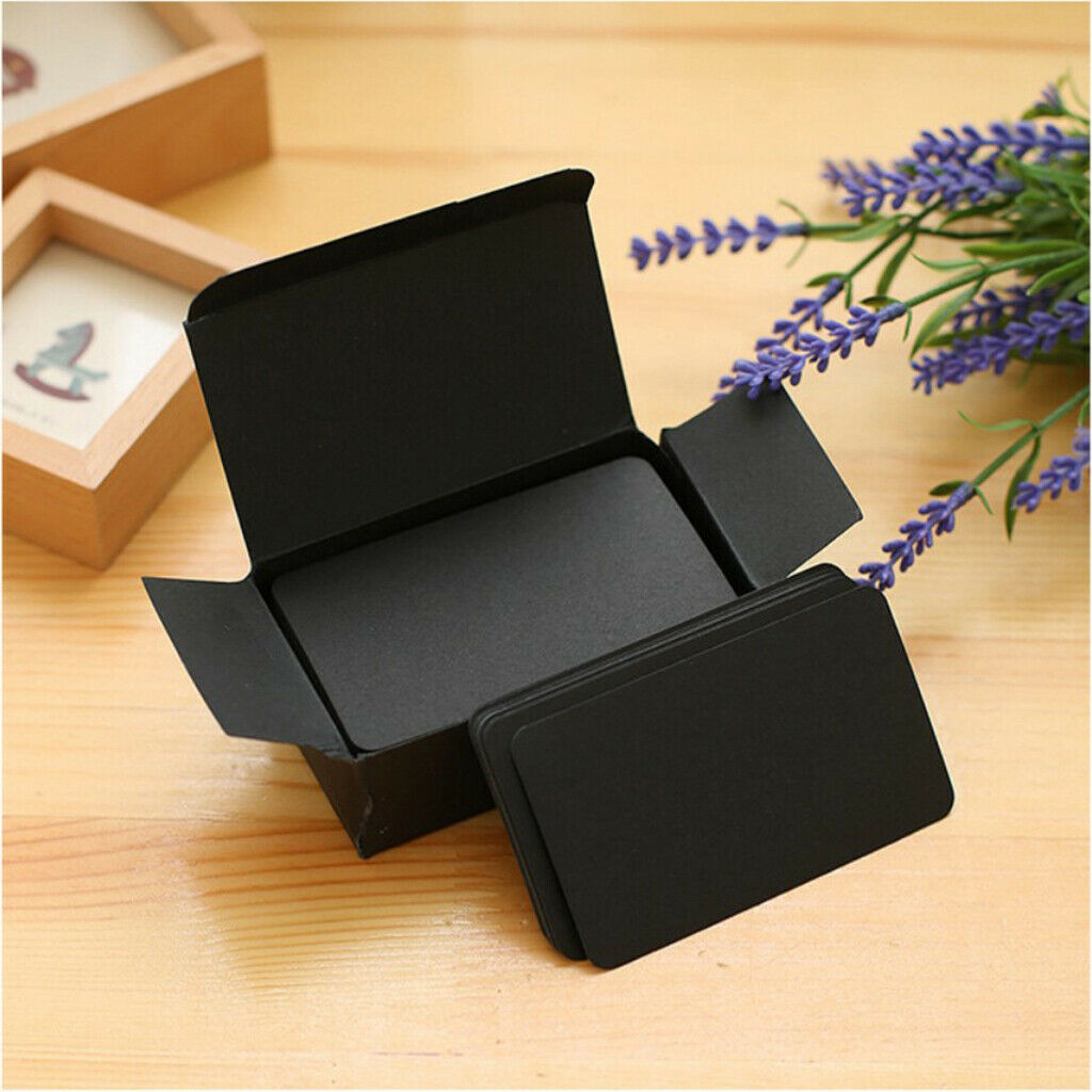 Blank Paper Index Flash Note Cards Party Learning Card 90x54mm 6 Colors