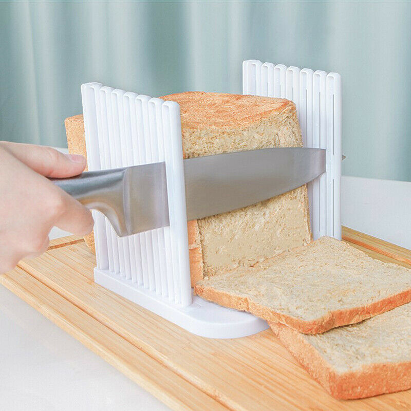 Bread Slicer Cutter Mold Maker Slicing Cutting Guide Loaf Toast Kitchen ToolBDA