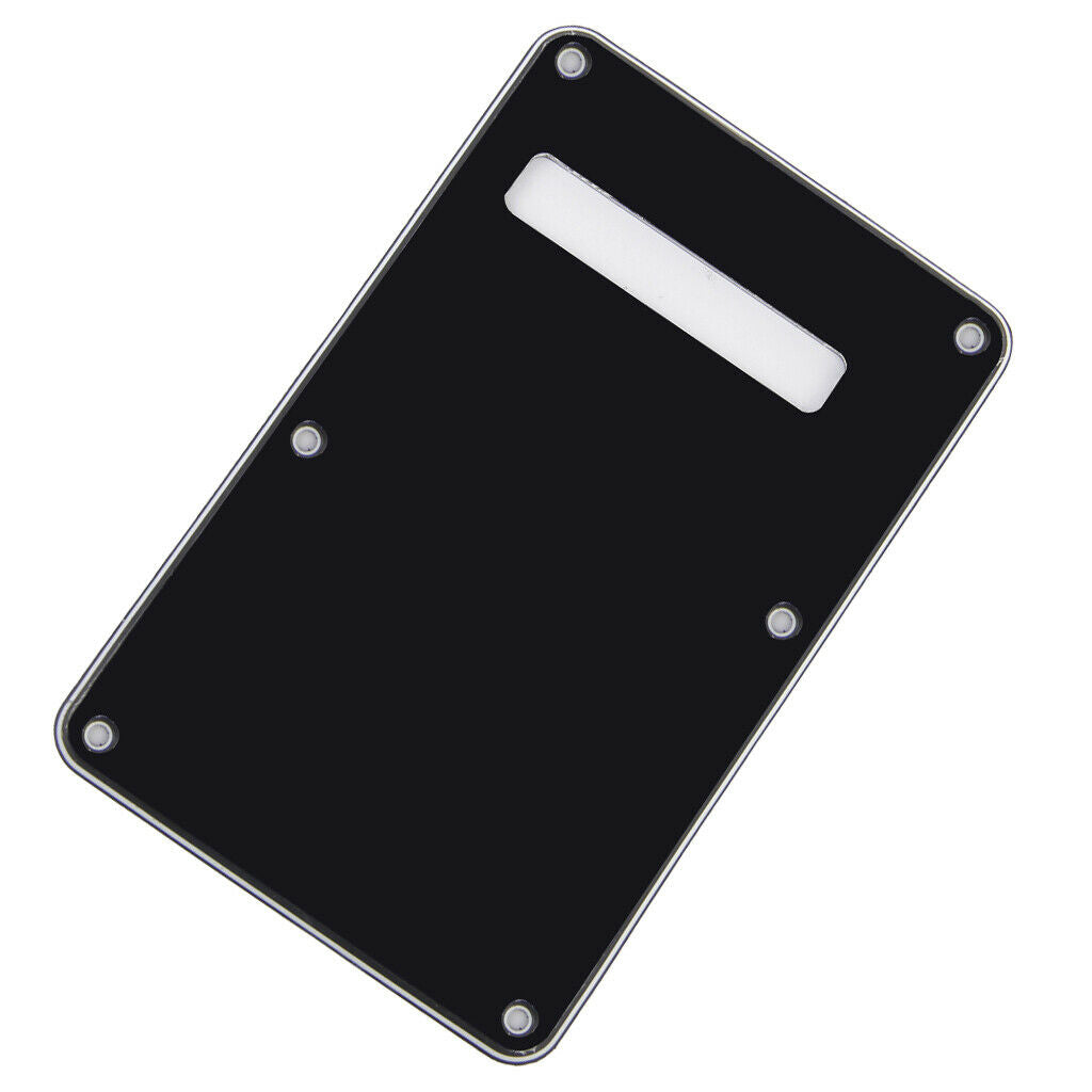 3-Ply Tremolo Cover Backplate for Electric Guitar Black