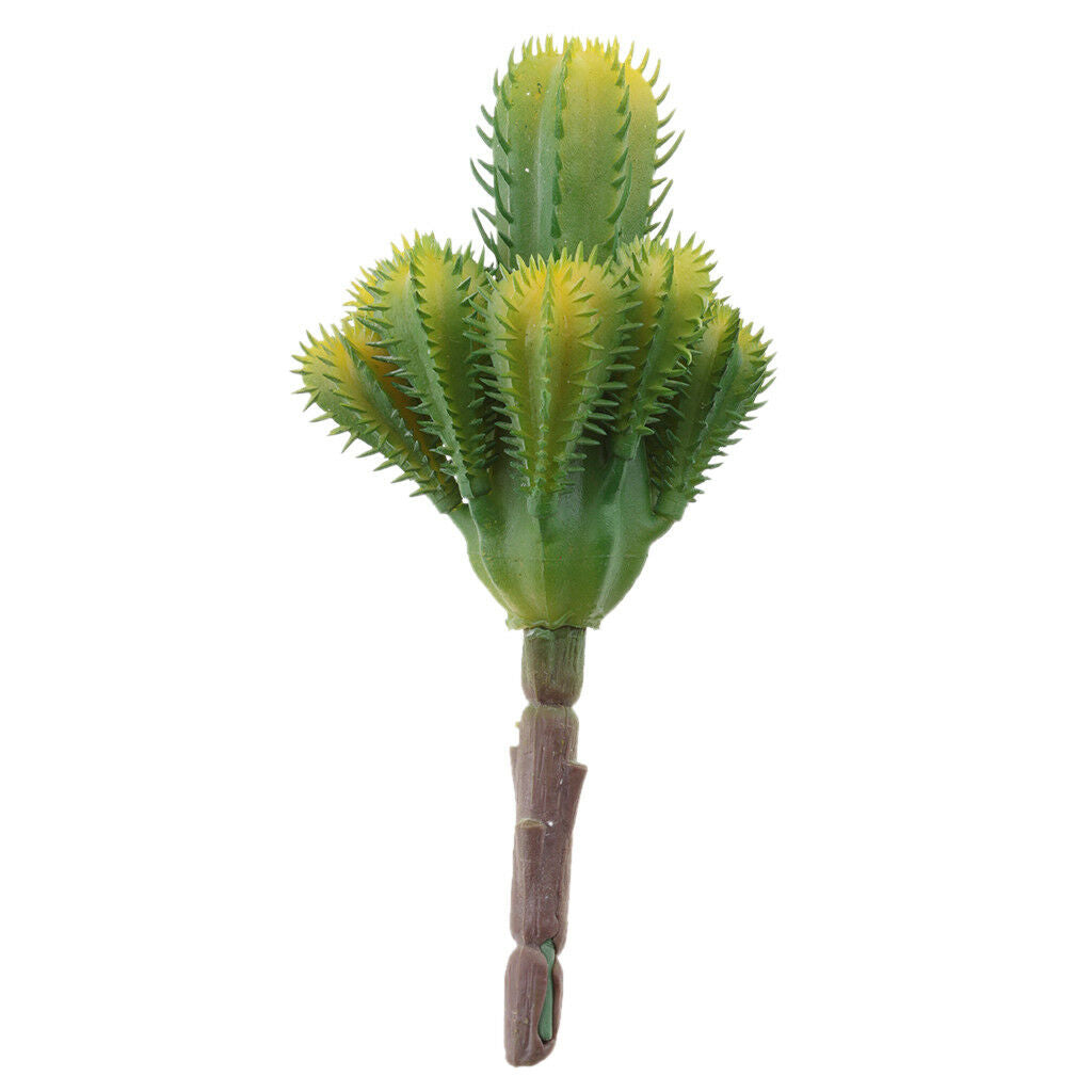 Artificial Cactus Plants Unpotted Plastic Succulent Cactus Home Plant #15
