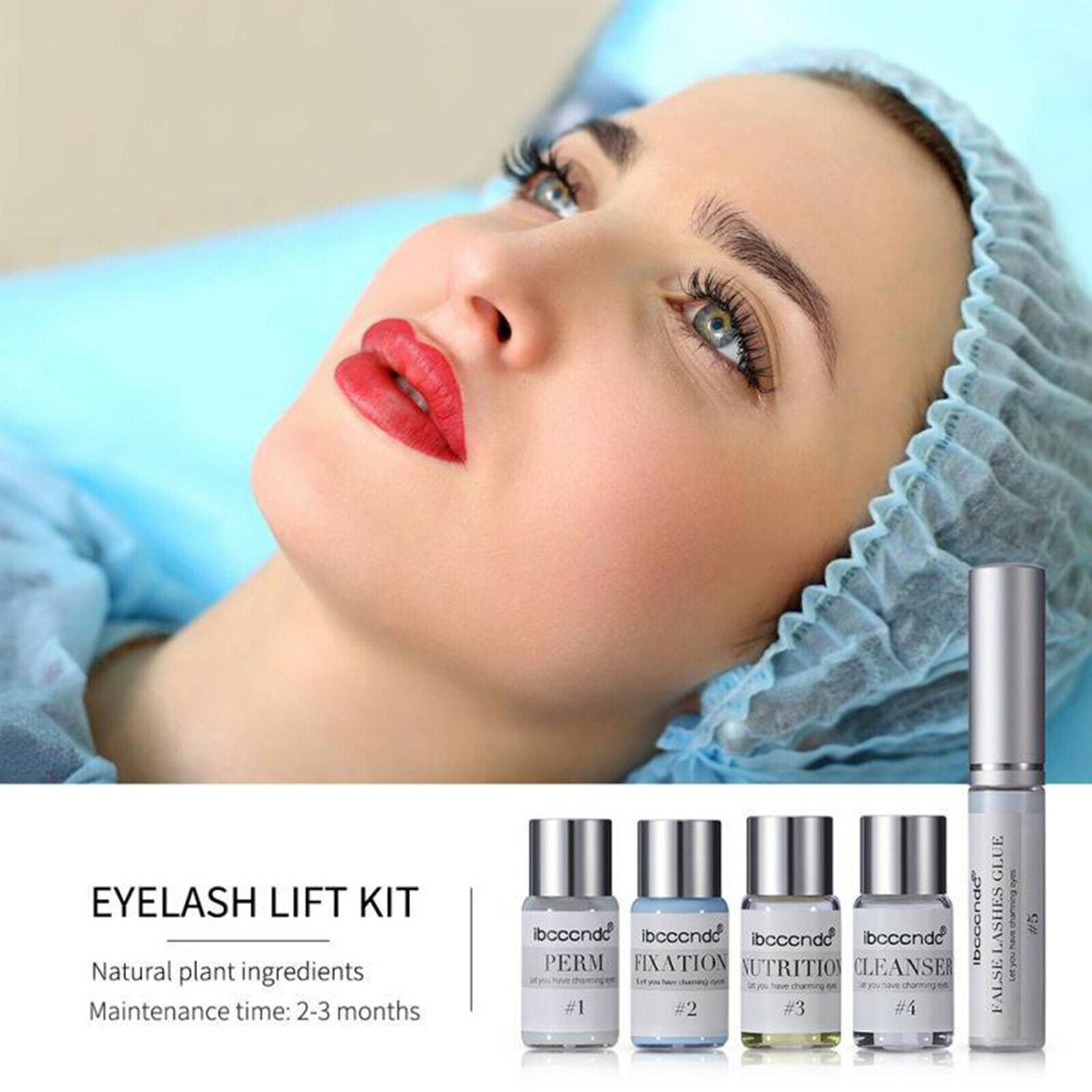Lashes Eyebrow Extensions Perming Curler Kit Semi-permanent for Salon