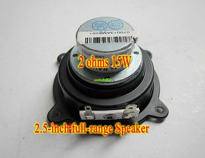 1pcs 2.5" inch 69mm 2Ohms 15W Neodymium full-range speakers Loudspeaker