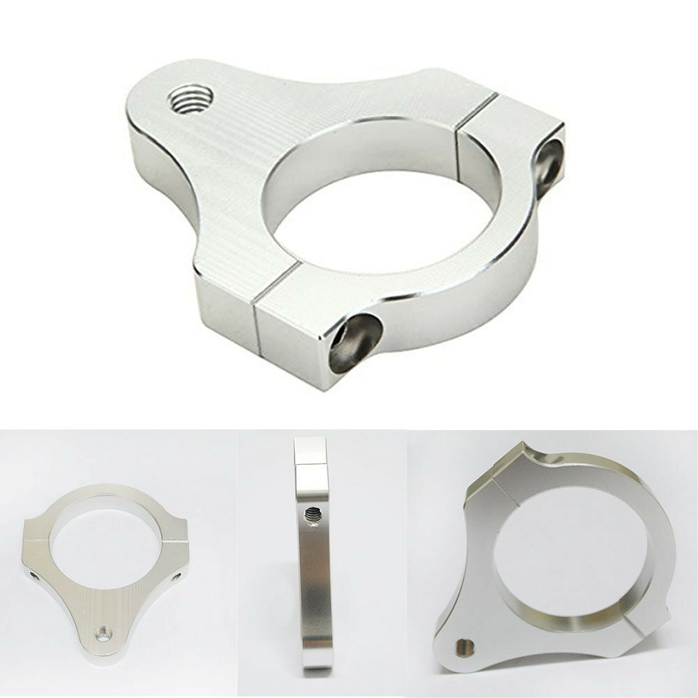 41mm Motorcycle Aluminium Steering Damper Fork Frame Mounting Clamp Bracket CNC