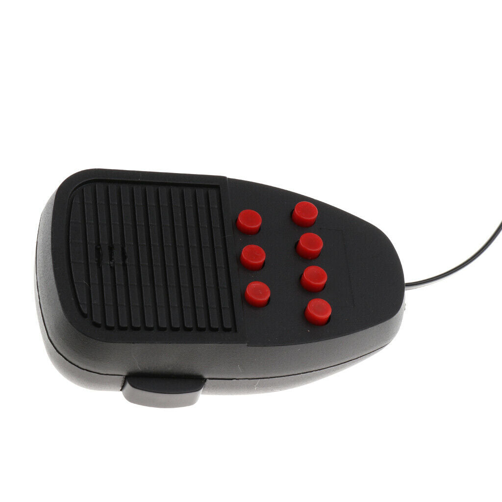7 Tone Alarm Horn With Mic PA Speaker for 12V 50W Universal Car Truck Motos