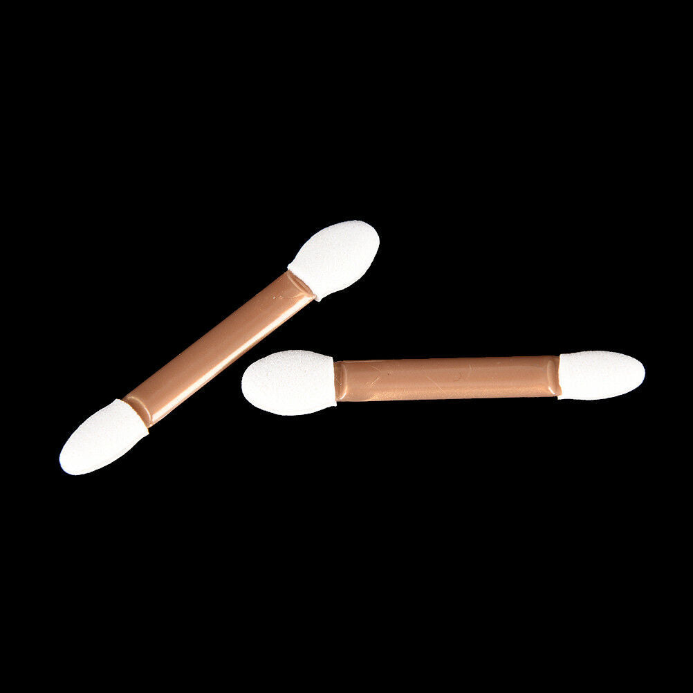 10x Makeup Double-end Eye Shadow Eyeliner Brush Sponge Applicator Tool Bru.l8