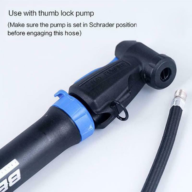 1Pc Portable Bicycle Pump Extension Hose Air Pump Inflator Hose Tube Pipe Cord