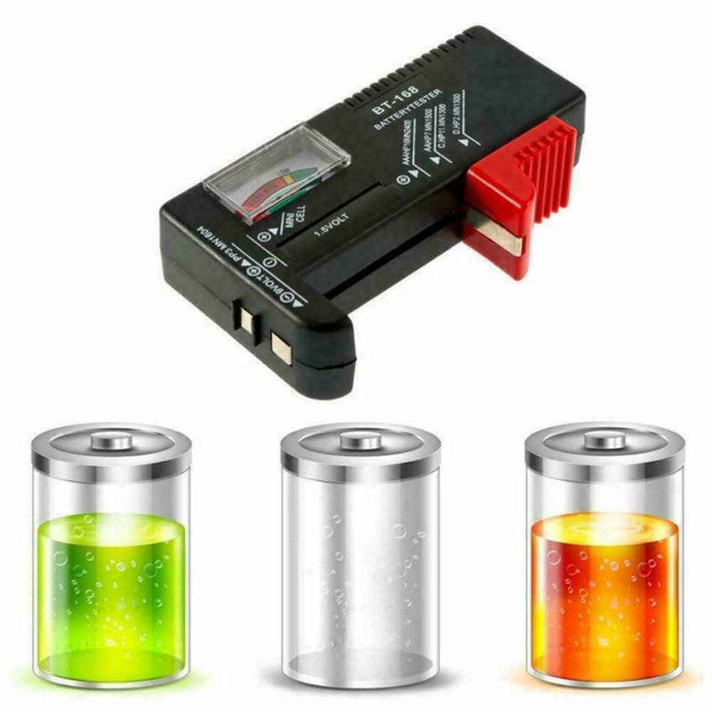 Universal Battery Tester Tool AA AAA C D 9V Button 0 Checker FAST L0Z L7W2