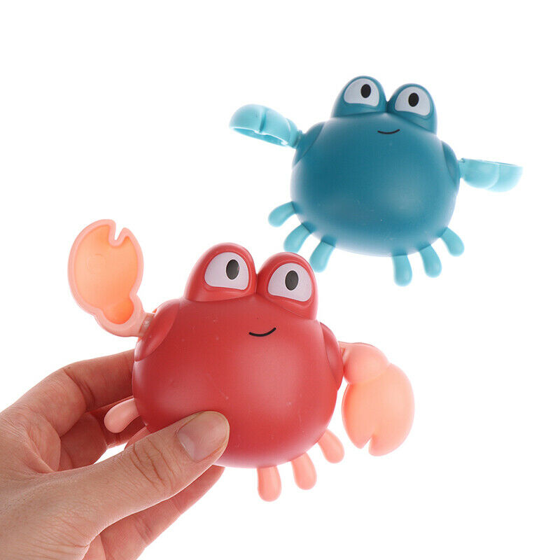1Pc Baby Bath Toys Cute Crab Classic Baby Water Toys Infant Swim Clockwork  Qx