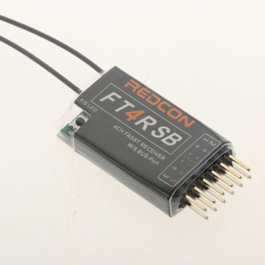 FT4RSB FASST Mini S.BUS Reciever for 3GR,4PK(S),TM10,TM14,T10CG ANF T12FG