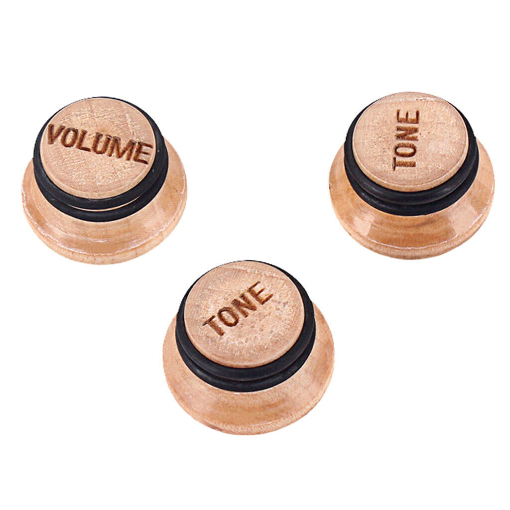 Speed control + 1 volume control knob maple wood