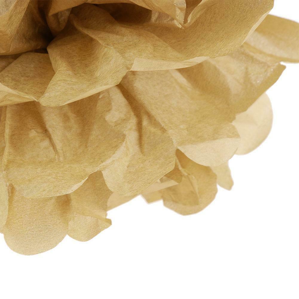 Paper Card String Tassel Home Ornament DIY Flower Ball Decor Festival Party @
