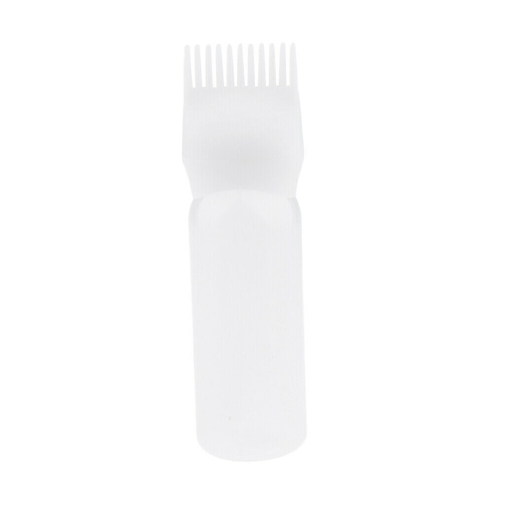 5x Salon Hair Color Comb Applicator Bottles Dispenser with Scale 2ounce