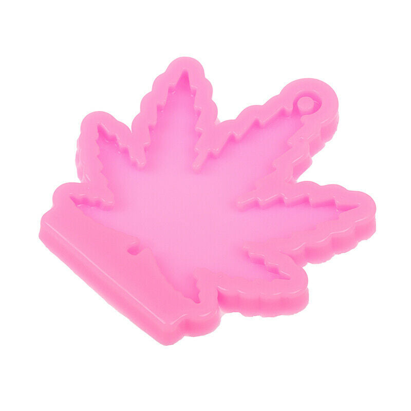 Maple leaf Leave Silicone Shape keychain Mould for Epoxy Jewelry DIY Craf.l8